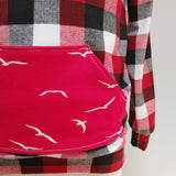 Plaid/Bird Silhouette