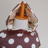 Mocha Polkadot/Bunnies