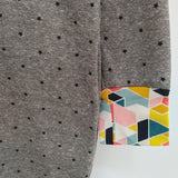 Small Stars/Bright Geometric Hoodie Dress