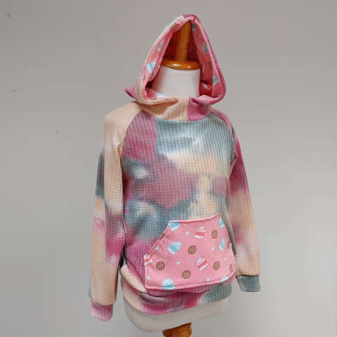 Tie Dye (waffle knit)/Milk and Cookies