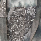 Grey-Green tie dye/NASA Cardigan