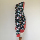 Black floral/Foxes