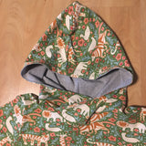 Menagerie, Moss/Peacock Blue + Heather Grey (adult)