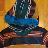 Sweater stripe/Teal (adult)