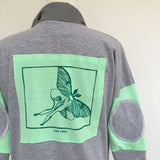 Luna Moth (back patch) Cardigan