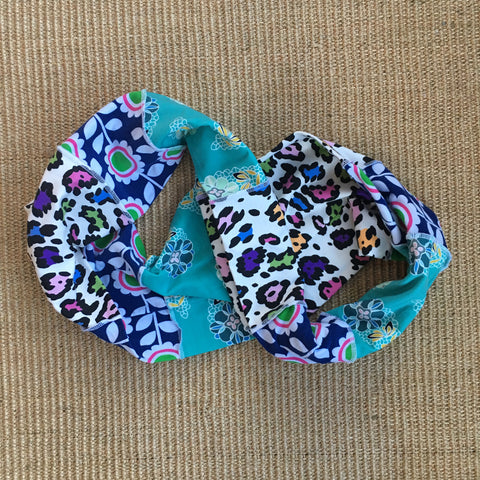 Floral/ Colorful Animal Print Infinity Scarf