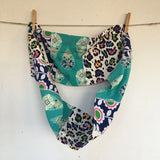 Floral/ Colorful Animal Print Infinity Scarf
